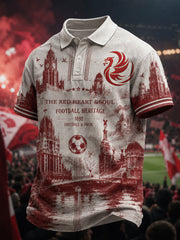 Men's Gift For Soccer Fans Print Casual Polo