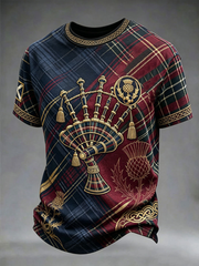 Men's UK Football Lover Scotland Printed short sleeves t-shirt