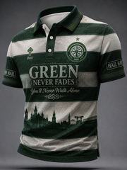 Men's Celtic Football Printed polo shirt