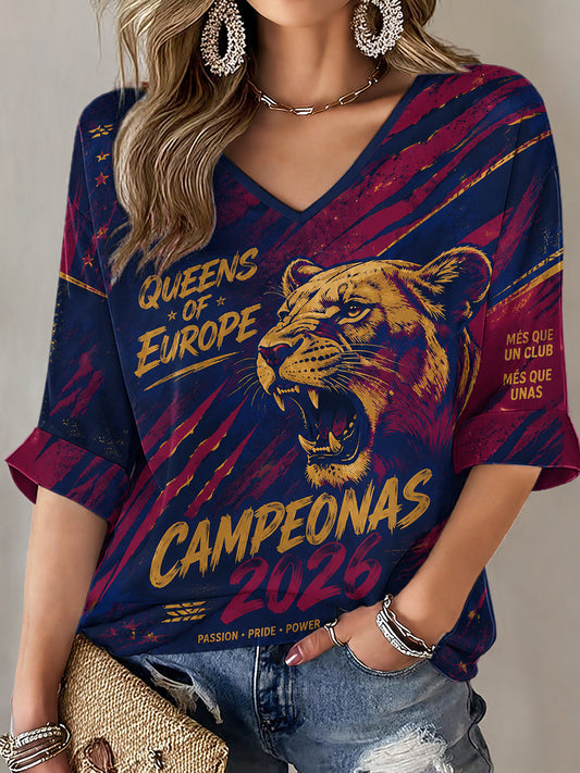 Women's Retro Soccer Champion T-Shirt