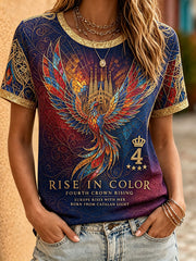 Women's Barcelona Europe Queen Printed T-shirt