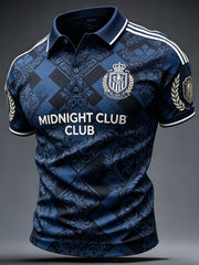Men's Club Brugge KV Football Lover Print Casual Top