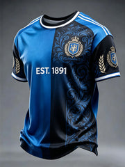 Men's Club Brugge KV Football Lover Printed T-shirt