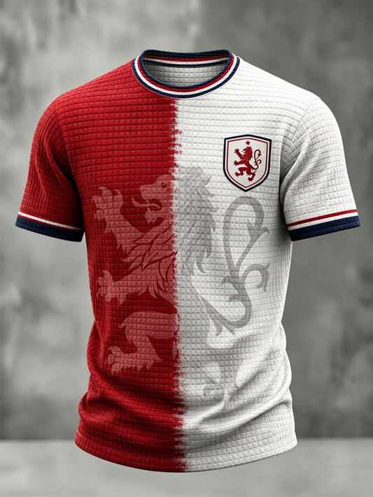 Men's UK Football Lover England Printed short sleeves t-shirt