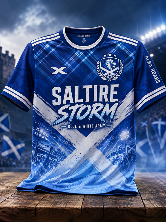 Men's UK Football Lover Scotland Printed short sleeves t-shirt