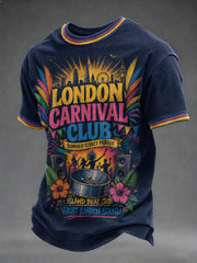 Men's Caribbean London Festival Notting Hill Carnival Printed T-shirt