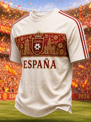 Men's Gift For Football Fans Print Casual Tee
