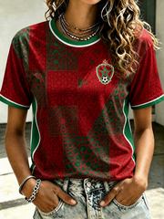 Women's MOROCCO Printed short-sleeved T-shirt