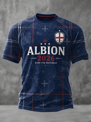 Men's UK Football Lover England Printed short sleeve t-shirt