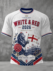 Men's UK Football Lover England Printed short sleeve t-shirt
