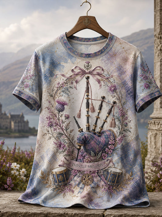 Women's Scotland Edinburgh Art Printed T-shirt