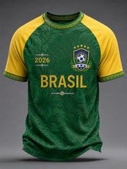 Men's Gift For Football Fans Print Casual Tee