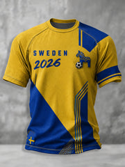 Men's Sweden Inspired Football Shirt