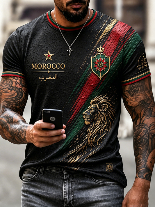 Women's MOROCCO Printed short-sleeved T-shirt