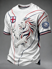 Men's UK Football Lover England Printed short sleeves t-shirt