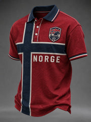 Men's Norge Football Printed Shirt