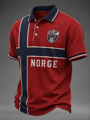 Men's Norge Football Printed Shirt