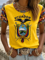 Women's short-sleeved T-shirt