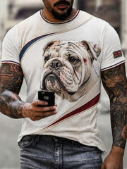 Men's British Bulldog Printed T-shirt