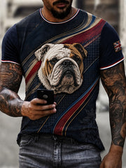 Men's British Bulldog Printed T-shirt