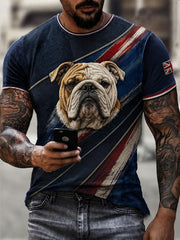 Men's British Bulldog Printed T-shirt