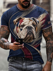 Men's British Bulldog Printed T-shirt