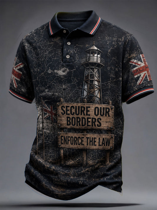 Men's England Matter Proud Printed Casual Tops