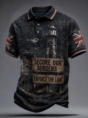 Men's England Matter Proud Printed Casual Tops