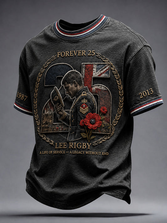 Men's Rip Lee Rigby Veteran Printed T-shirt