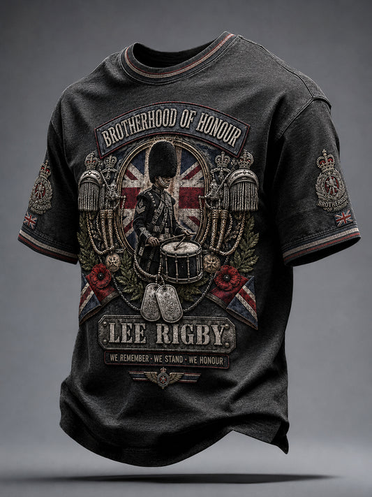 Men's Rip Lee Rigby Veteran Printed T-shirt