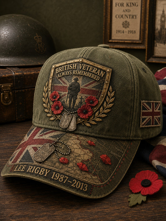 Unisex Rip Lee Rigby Veteran Printed  Hat