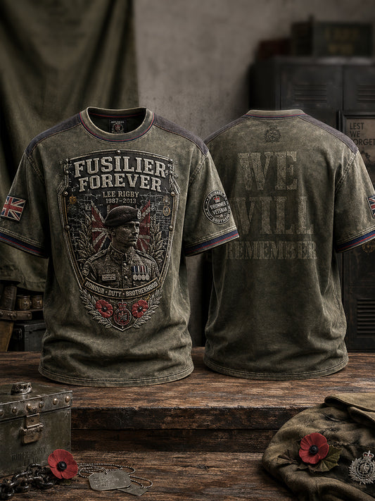 Men's Rip Lee Rigby Veteran Printed T-shirt