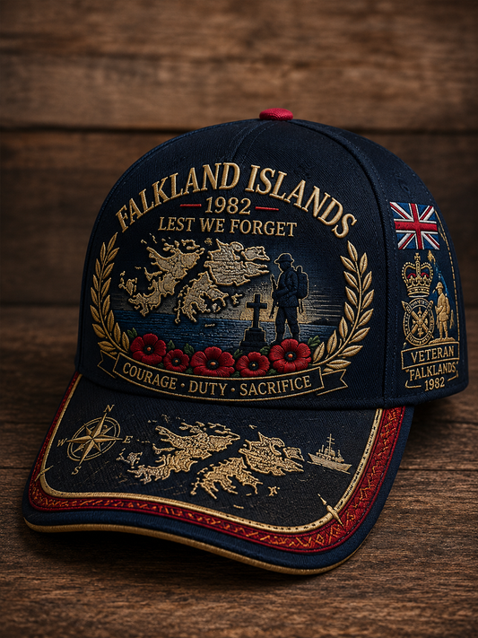 Unisex Falklands War Veteran Printed Hat