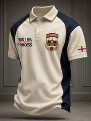 Men's UK London Football Lover Roses Art Printed Casual Tops