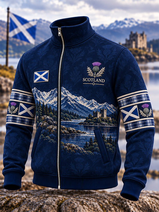 Men's St. Andrew's Day Print Jacket