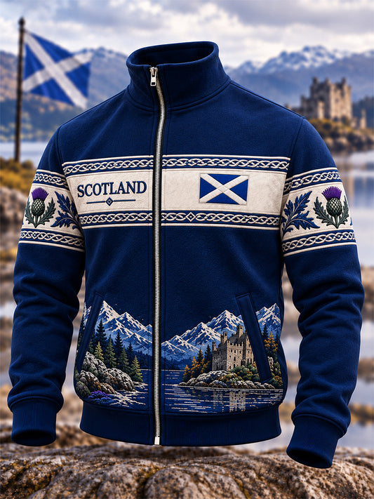 Men's St. Andrew's Day Print Jacket
