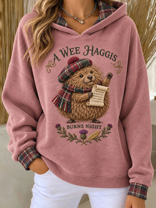 Women's Scotland Burns Night Printed Sweatshirt